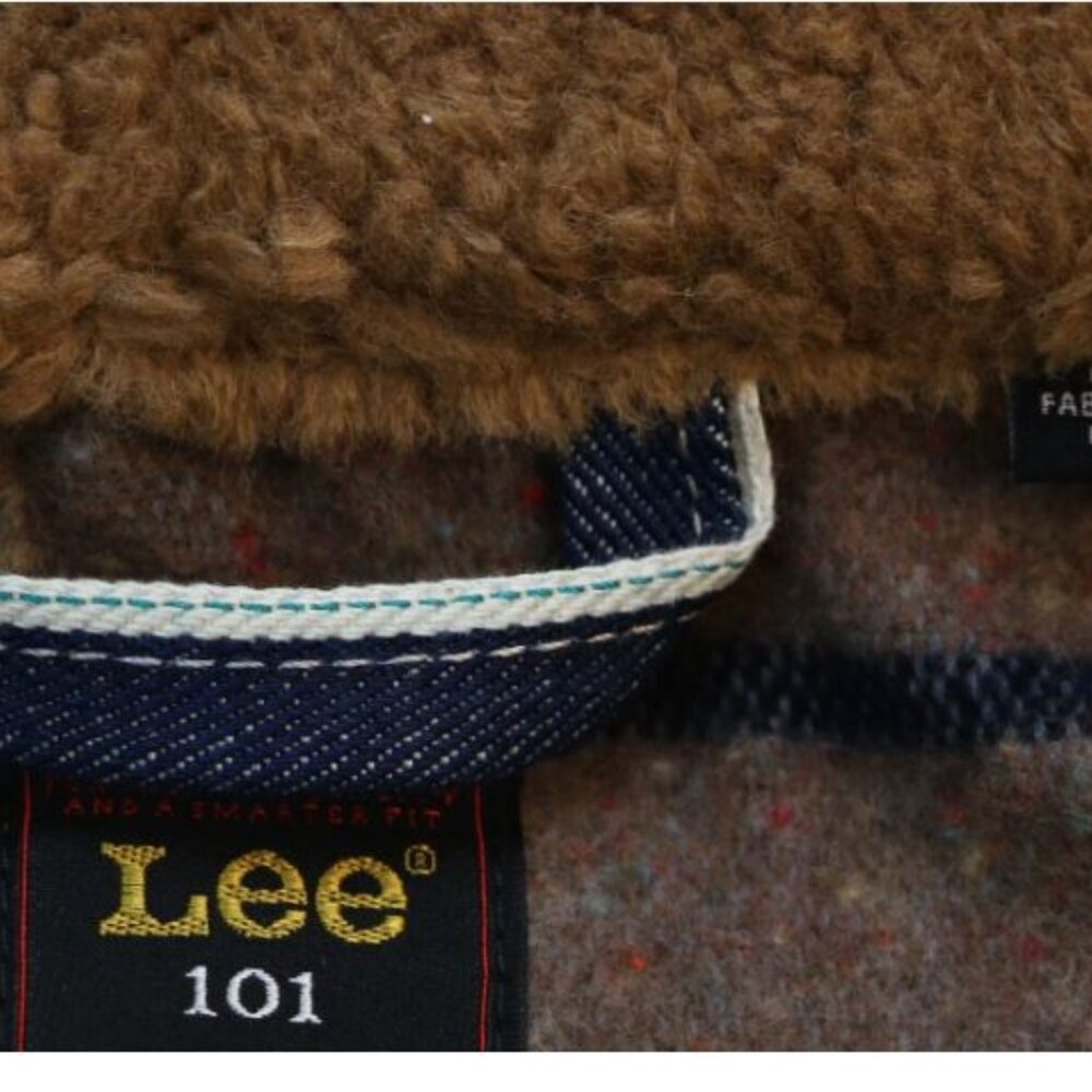 Lee 101 91B Denim Jacket Japanese Selvedge Men's XXL Made in Italy Dry Indigo - Picture 7 of 16